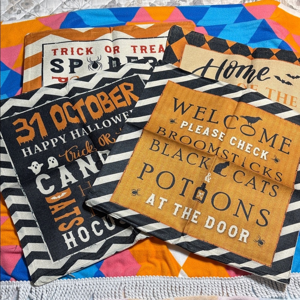 Halloween Themed Decorative Pillow Covers